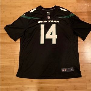 Mens Sam Darnold Jets Jersey With Printed Signaturee